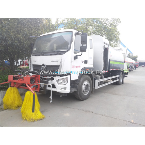 Multi-function dust suppression vehicle guardrail cleaning